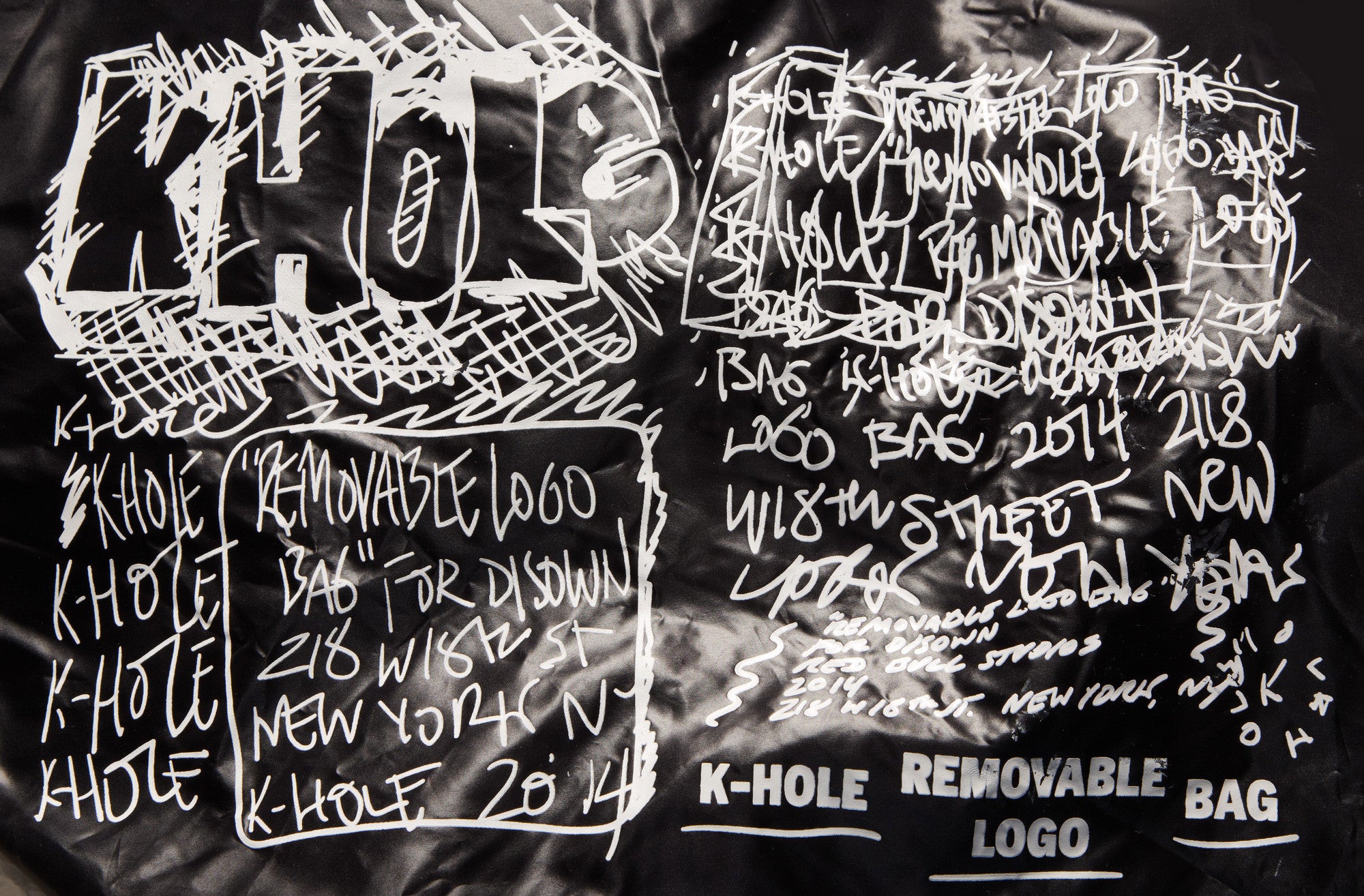 K-HOLE Removable Logo Bag